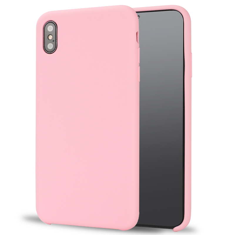 iPHONE Xs Max Pro Silicone Hard Case (Pink)